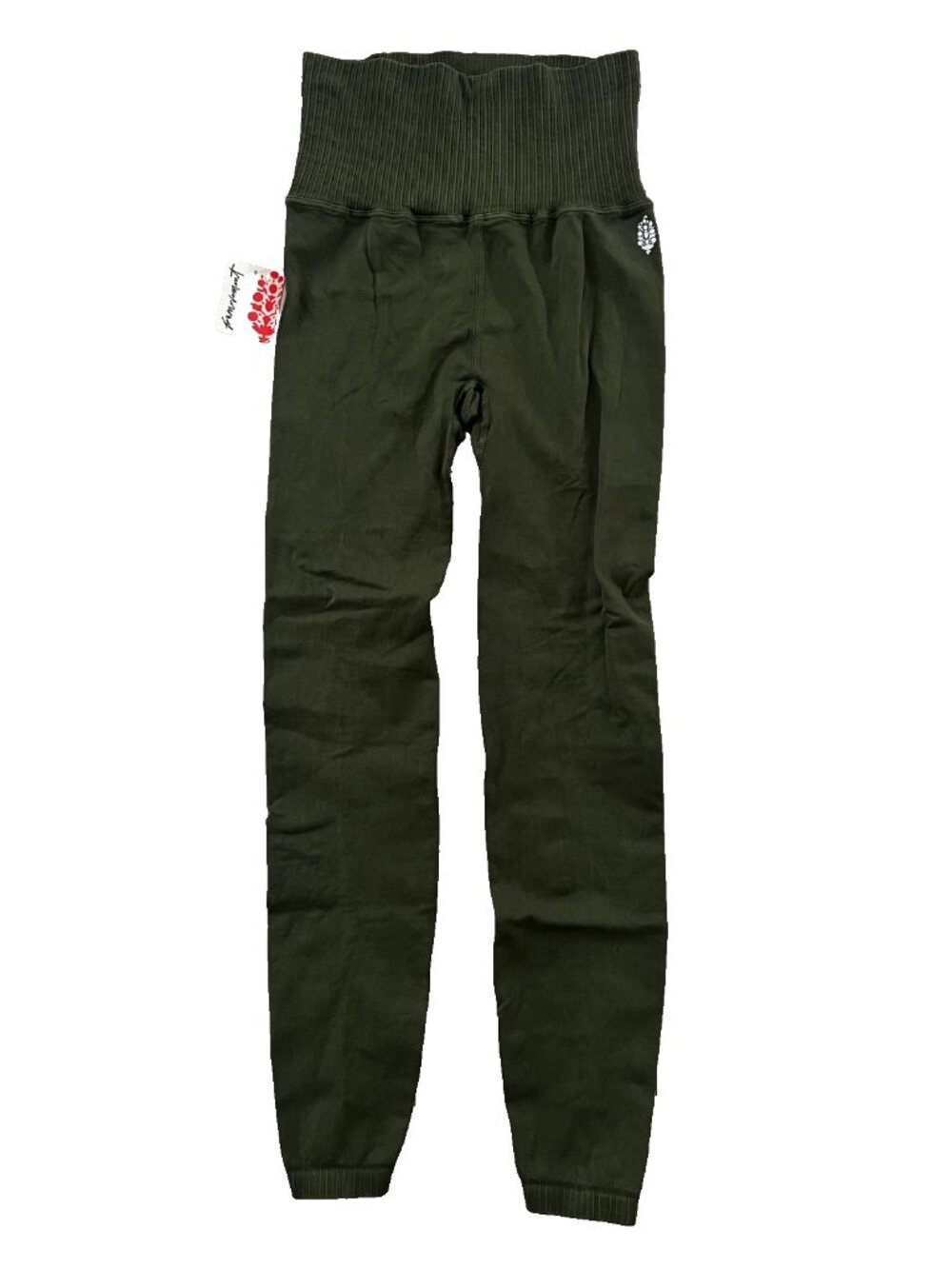 *** Free People FP Movement Good Karma Leggings Army Green ( XS/S ) - Picture 4 of 6